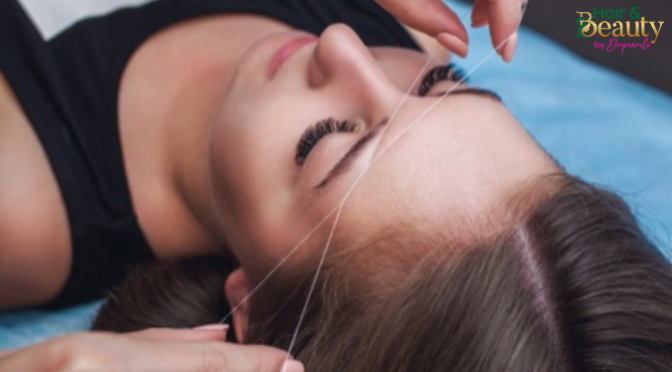 The Step by Step Process of Professional Eyebrow Threading